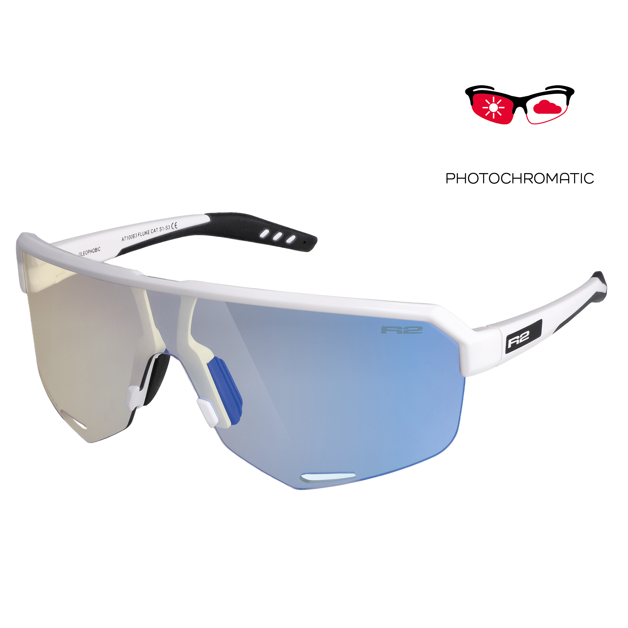 Fotochromatické sportovní  sluneční brýle  R2 FLUKE AT100B3