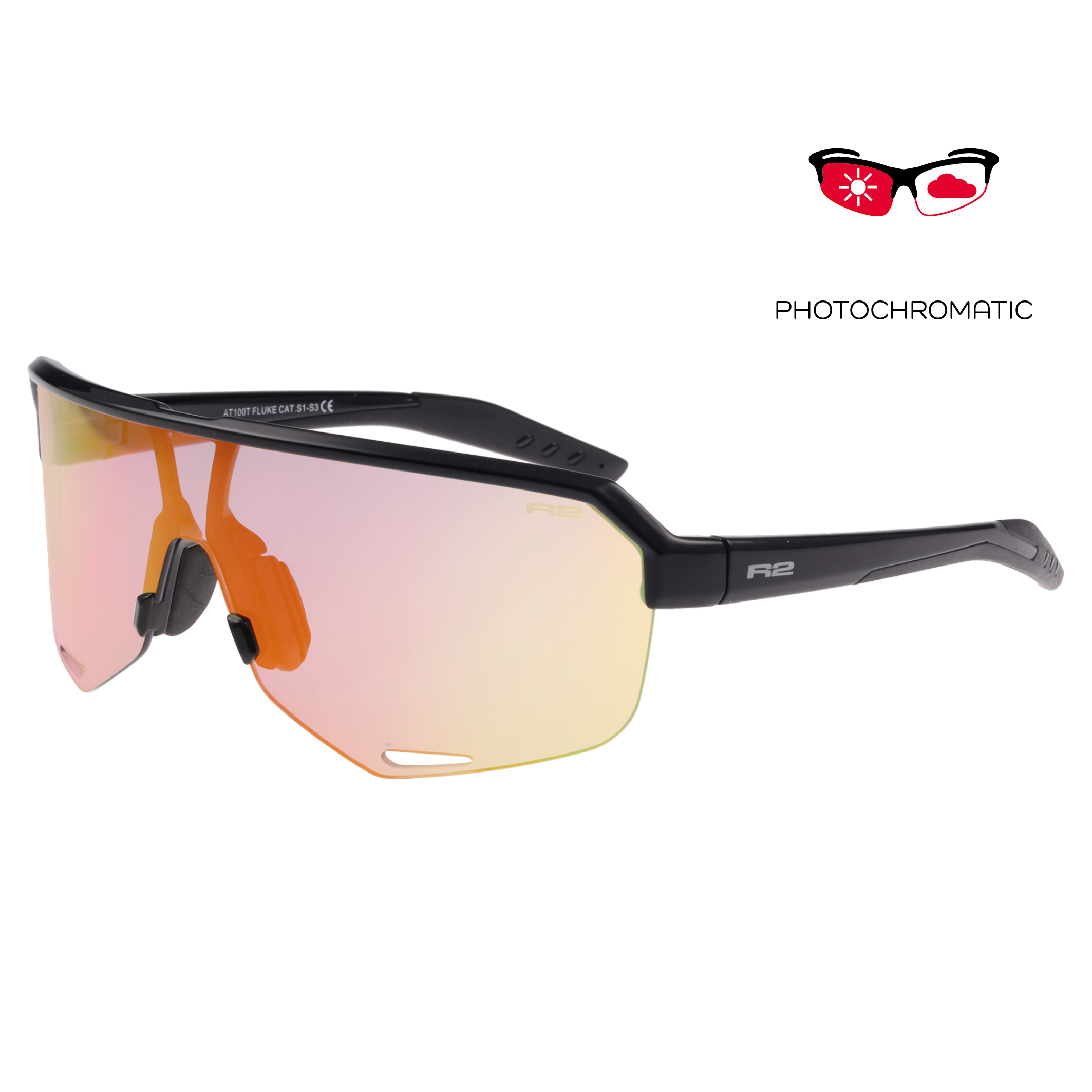 Photochromatic sport sunglasses  R2 FLUKE AT100T
